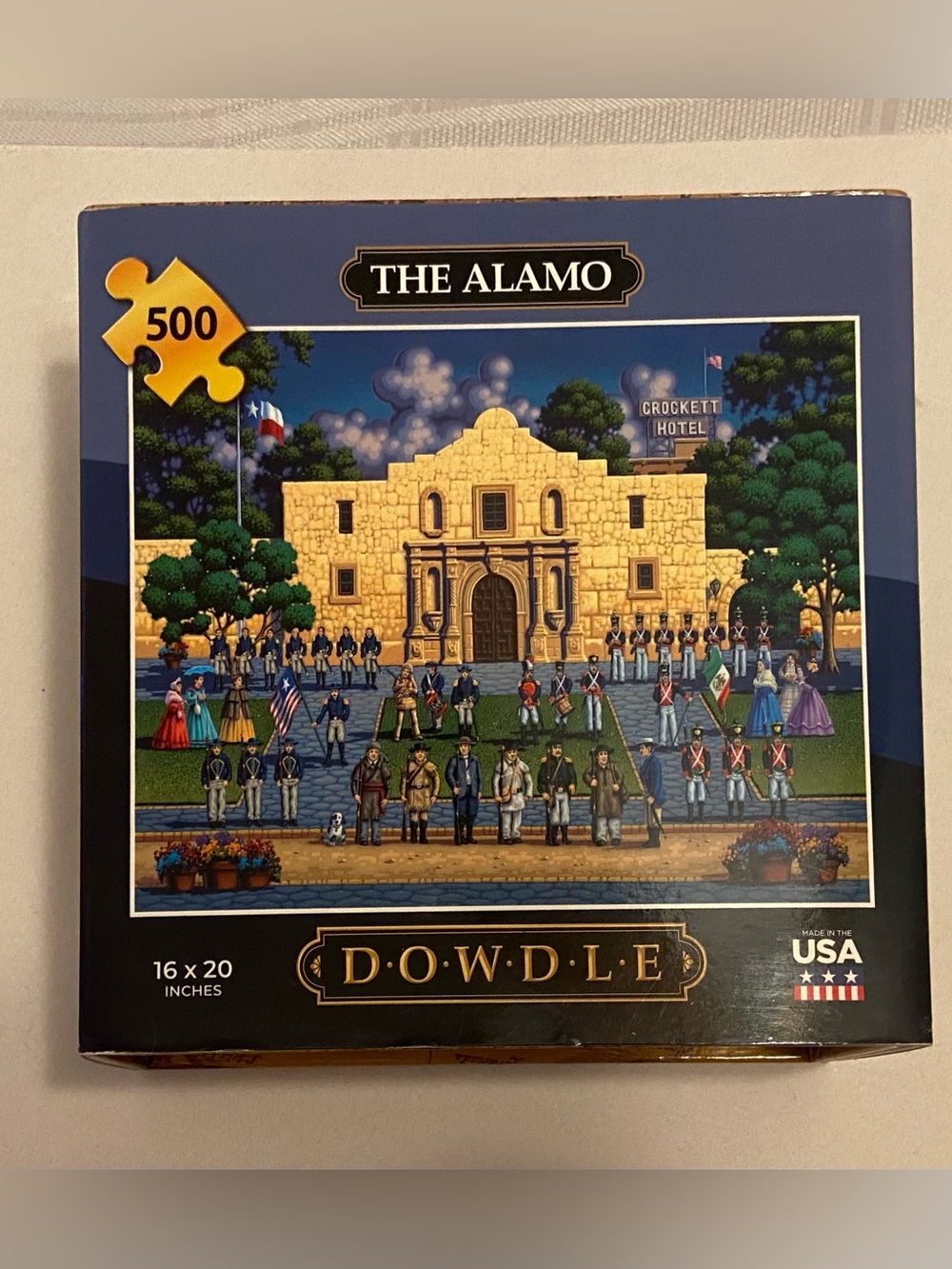 DOWDLE- The Alamo 500-Piece Jigsaw Puzzle. NIB
